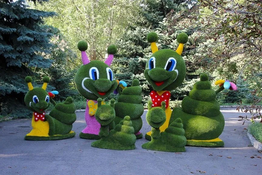 Топиари Семейство улиток веселая сказка
